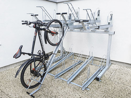 Porte vélos À Double Tige Support De Stationnement Pratique - Temu